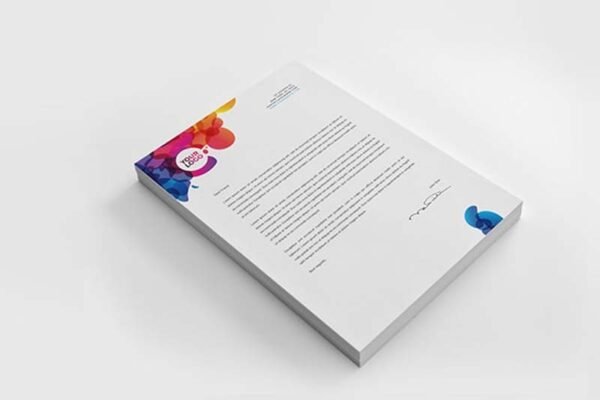 Letterhead A6 Wood free Paper 4 Color, 1 side & 2 sides