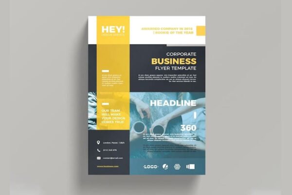 Flyer Economy Size B4 (34x24 cm) 4 color, 1 side & 2 sides
