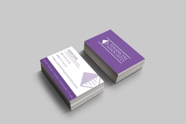 500 Pcs Business Card - Matt Lamination 4 Colours , 2 Sides