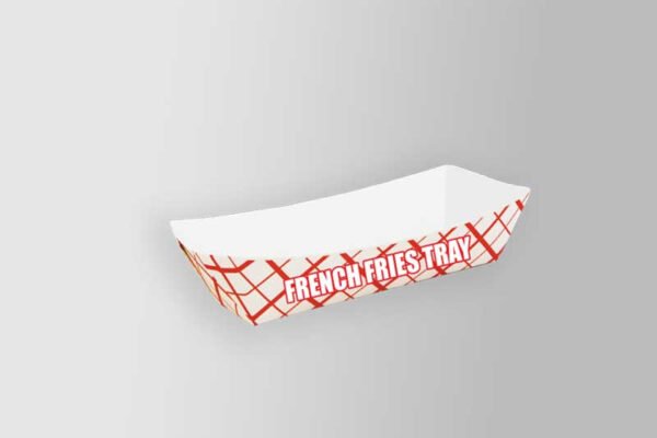 French Fries Tray (indoor) - Food Board 250gsm, 4 Color, 1 Side, Varnish