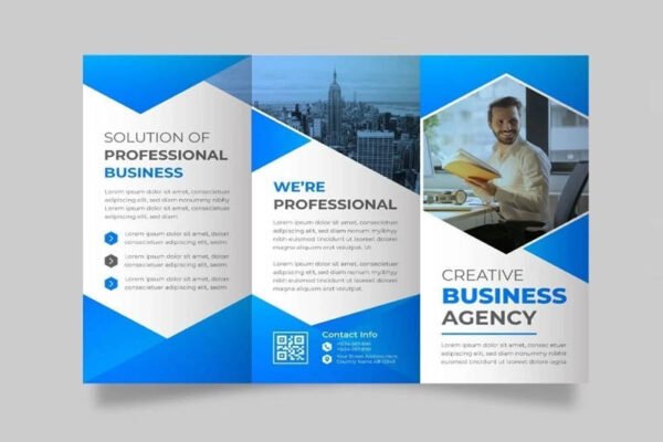 Brochure Economy Size (Including Folding) B4 (34x24 cm) 4 color, 2 sides