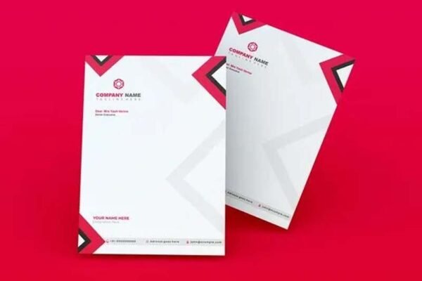 Letterhead A4 Wood free Paper 4 Color, 1 side & 2 sides