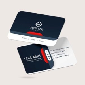 1000 Pcs Business Card Rounded Corner- Matt Lamination 4 Colours , 2 Sides
