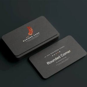 Business Cards 1000 Pcs Rounded Corner Spot UV Matt Lamination 400gsm 4 Color, 2 Sides