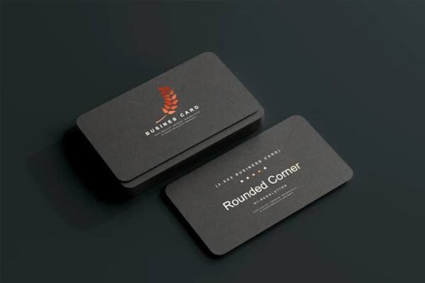 Business Cards 1000 Pcs Rounded Corner Spot UV Matt Lamination 400gsm 4 Color, 2 Sides