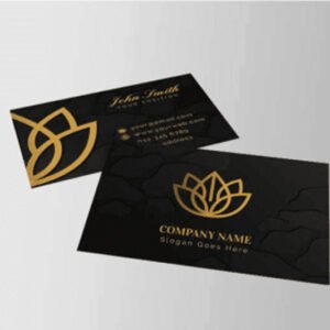 BUSINESS CARD 1000 Pcs Gold Foil Matt Lamination 400gsm 4 Color, 2 Sides