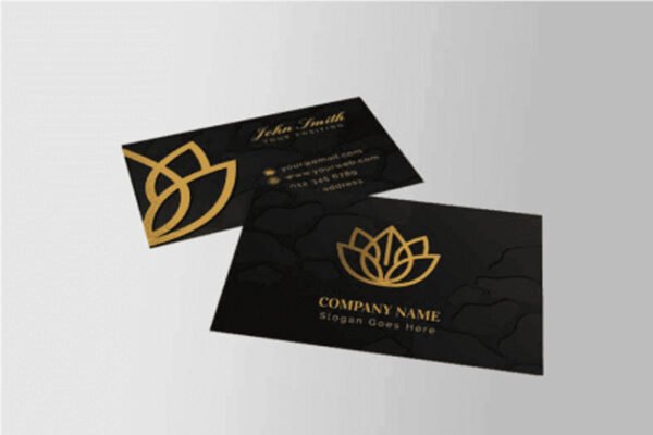 BUSINESS CARD 1000 Pcs Gold Foil Matt Lamination 400gsm 4 Color, 2 Sides