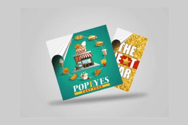 1000 Pcs Adestor Sticker Glossy Lamination 80gsm 4 Color, 1 Side