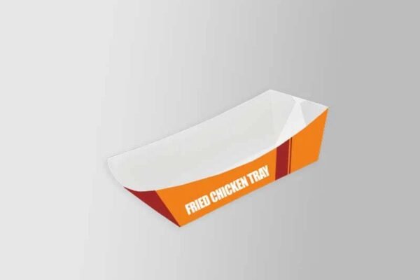 Fried Chicken Tray (indoor) - Food Board 250gsm, 4 Color, 1 Side, Varnish