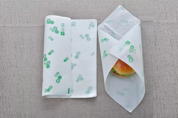 Sandwich Paper (49x34 cm) - 2 Colors , Print with food grade ink - 1 Side